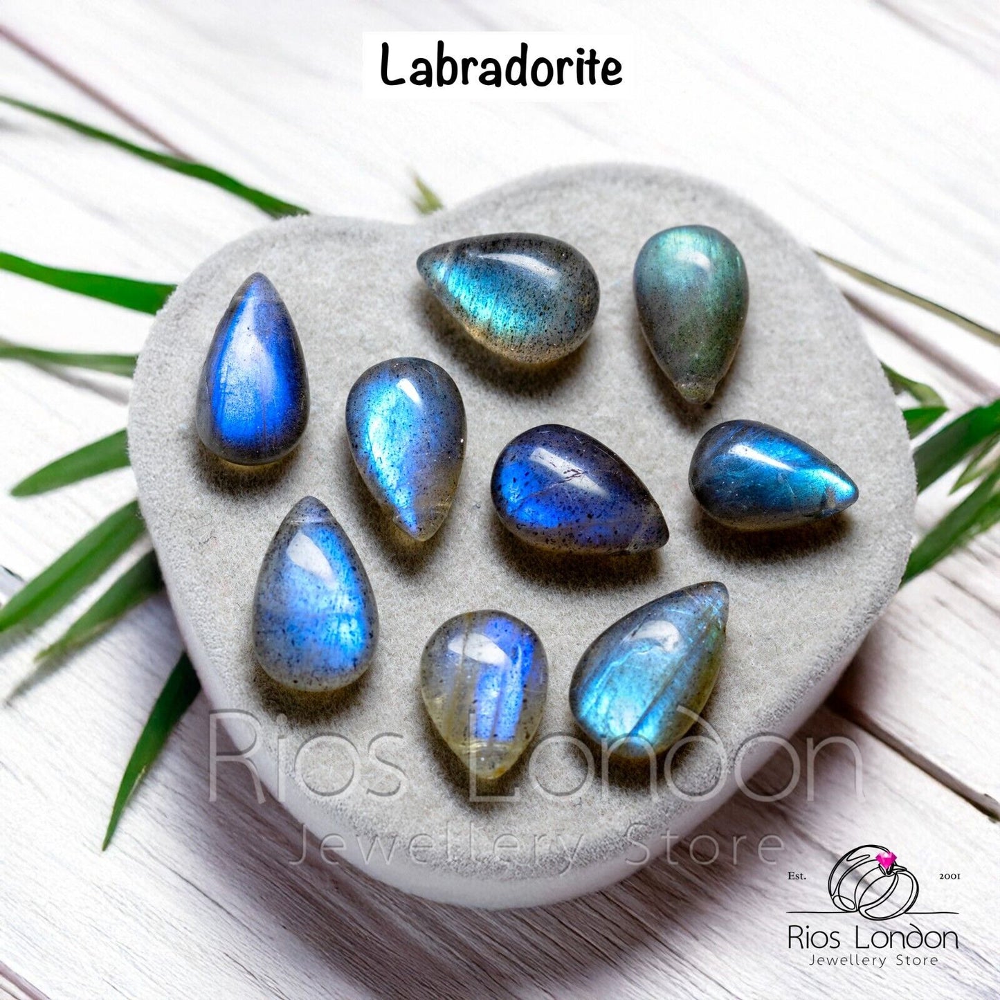 925 Sterling Silver Moonstone Marquise Orbiting Planets Hoop Earrings, Boxed