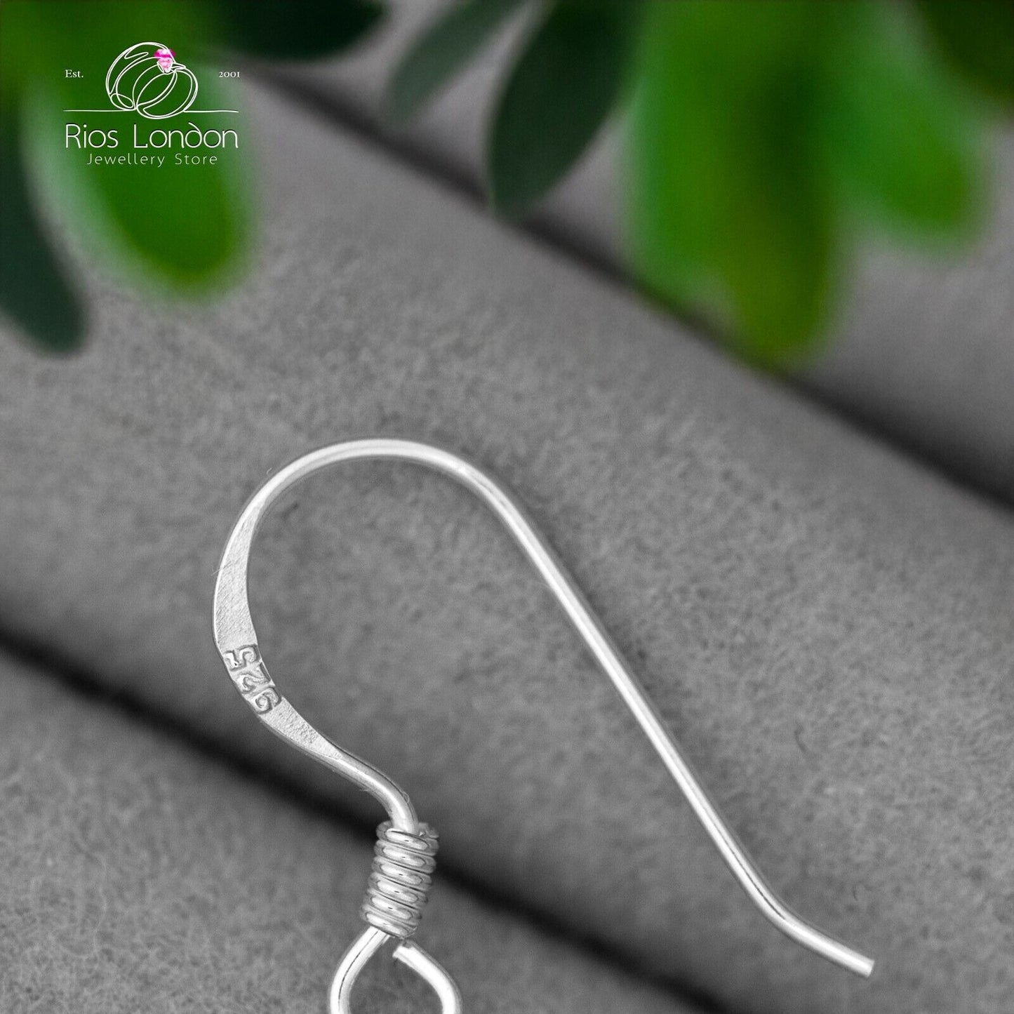 Sterling Silver Birds Nest Dangle Earrings with Natural Amethyst & Pearls, Boxed