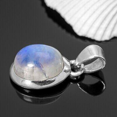 New Elegant 925 Sterling Silver MOONSTONE Gemstone Necklace Pendant Gift Boxed